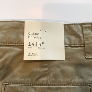 A New Day 3” Khaki chino shorts size 14 NWT